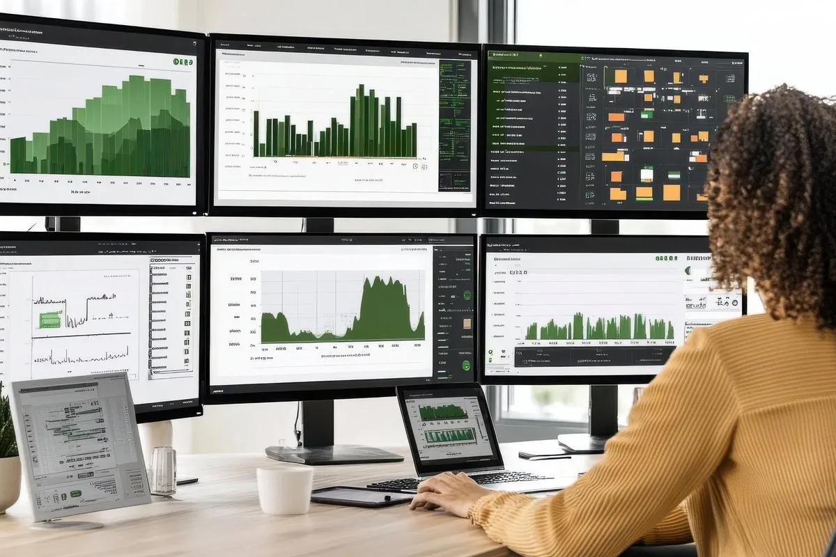 Observability: layered monitoring dashboards with gold data trails
